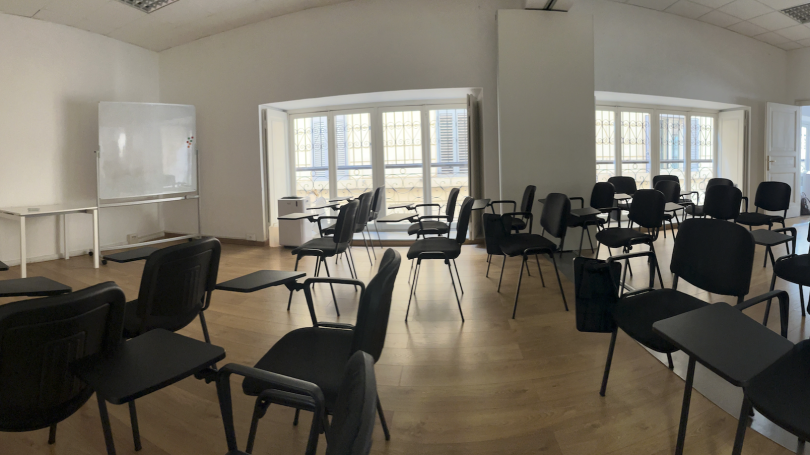 The Rome Center classroom space